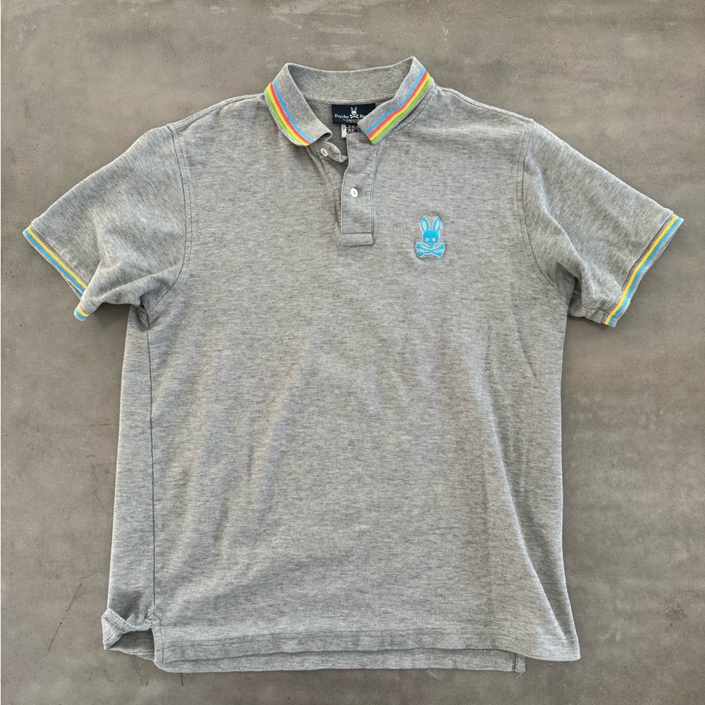 Psycho Bunny Heather Gray Polo